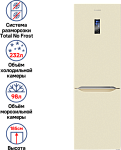 Холодильник maunfeld MFF187NFBG10